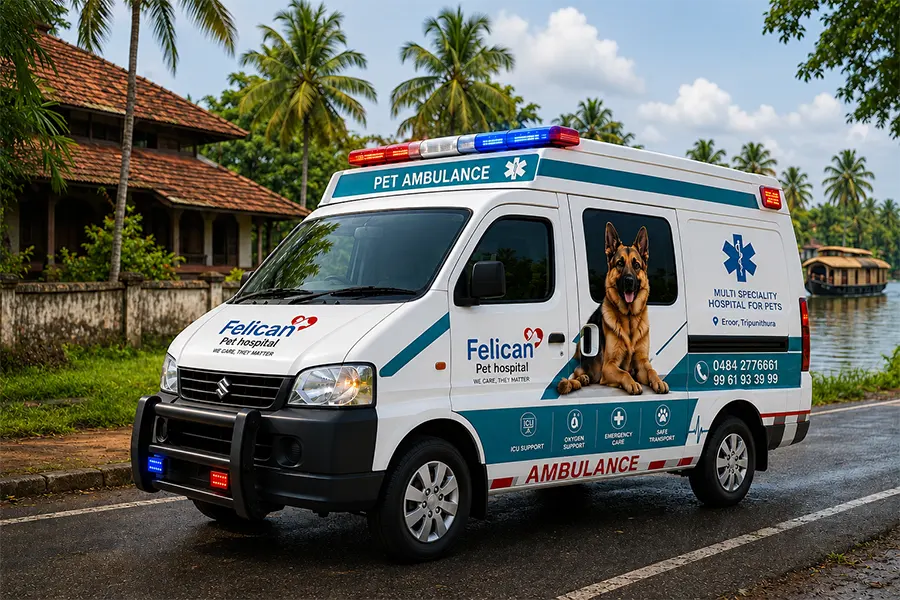 Felican pet ambulance support