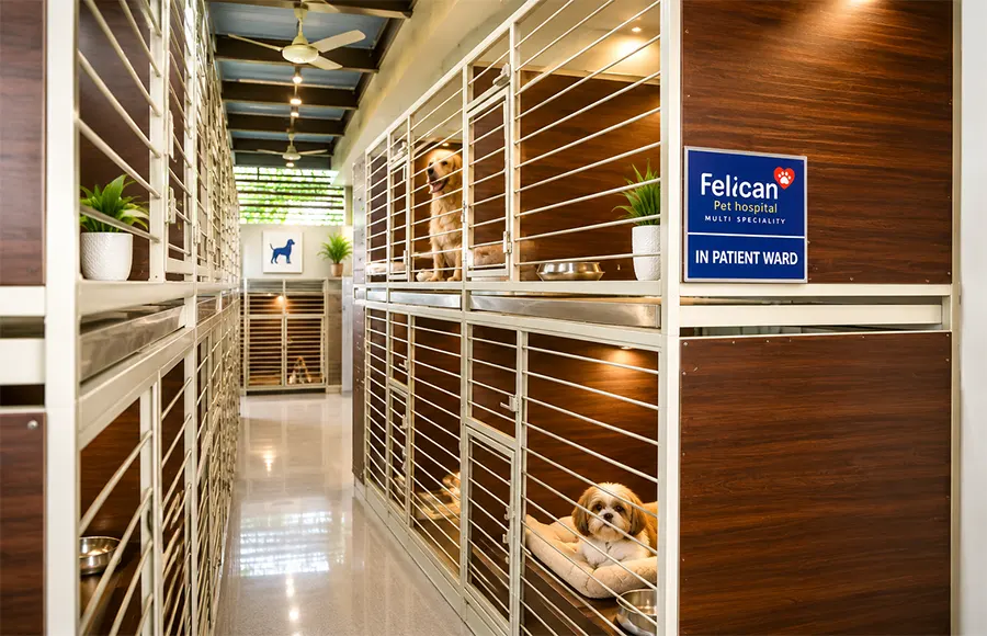 Felican in-patient ward for pets